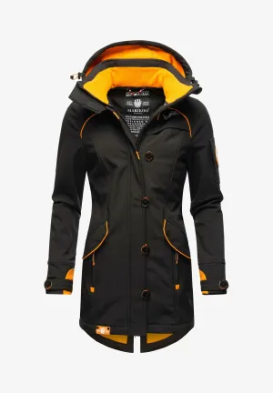 Marikoo parka with hood, black