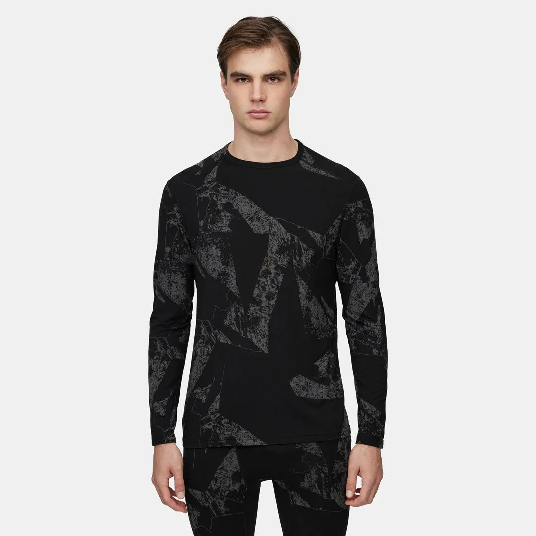 Mens Fractal Lightweight Crew Base Layer