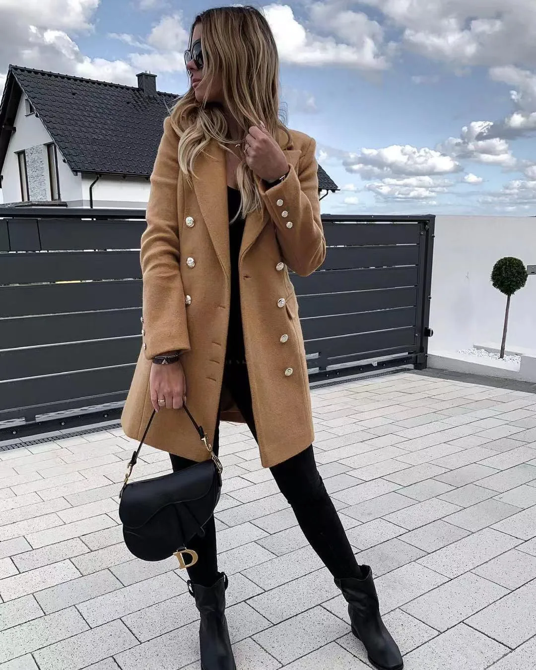 Military style coat