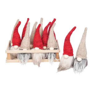 Mini Knit Hat Gnome in Crate, Asst. of 12