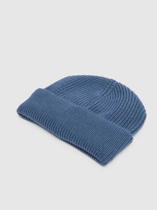 Moncler   Logo wool cordonet beanie 