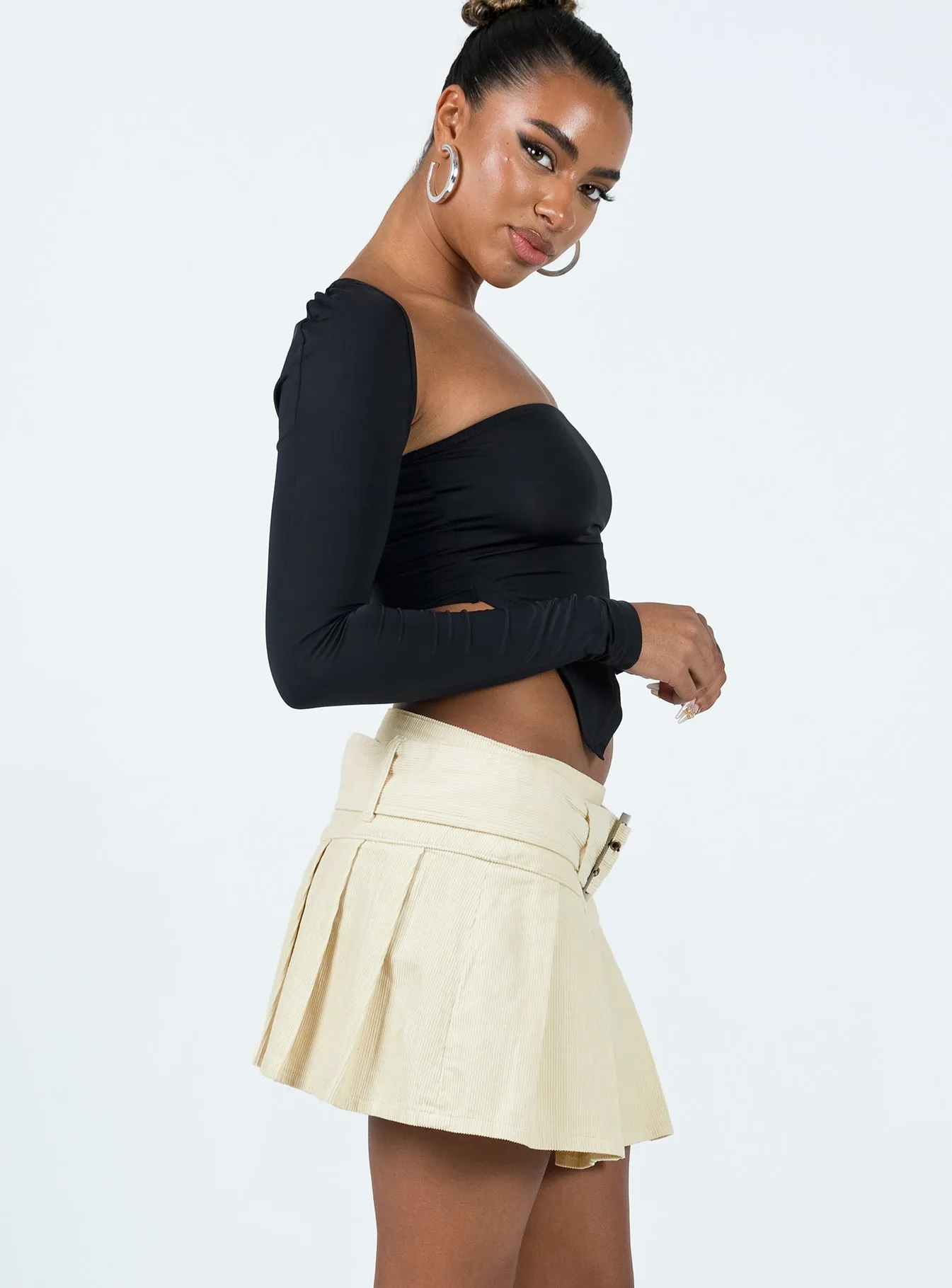 Nambour Mini Skirt Beige