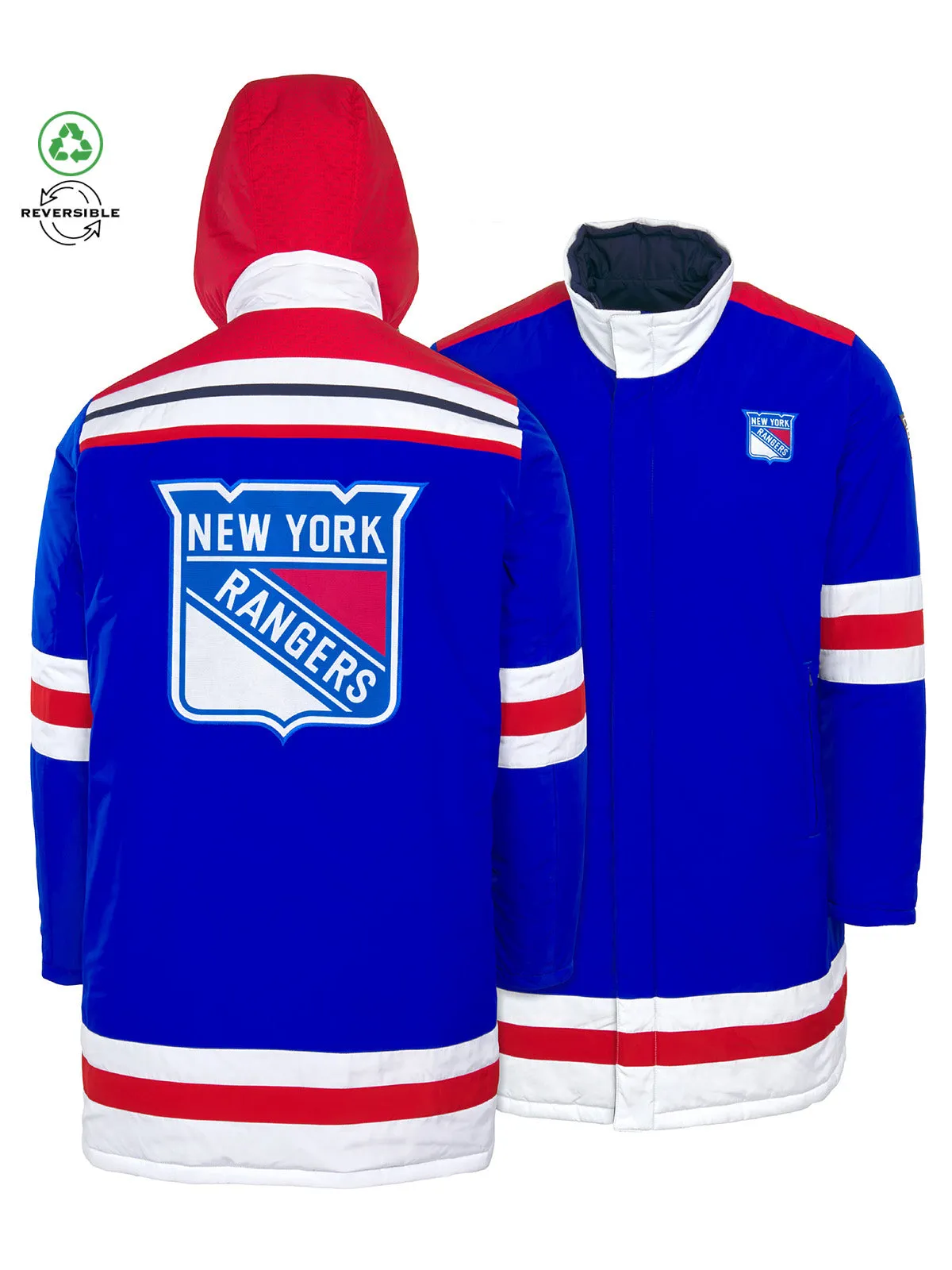 New York Rangers Reversible Parka Jacket