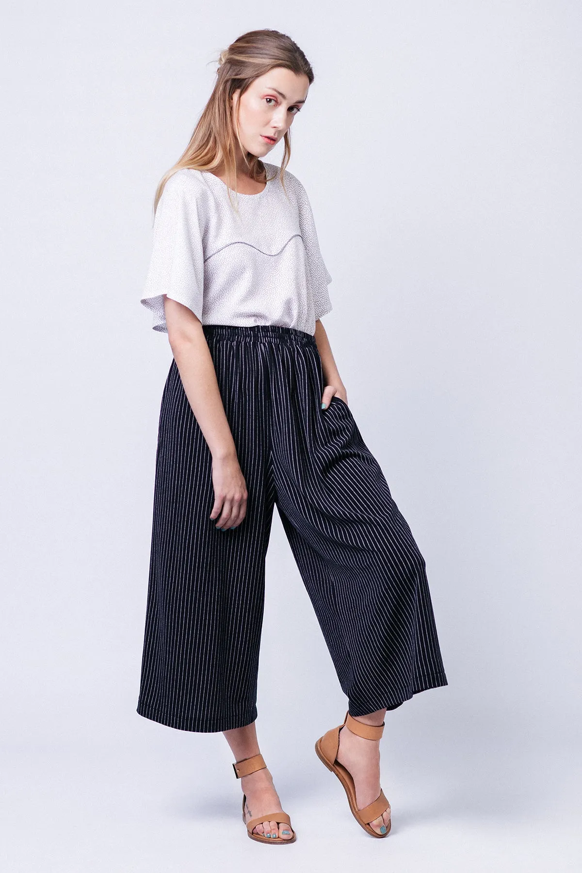 Ninni elastic waist culottes