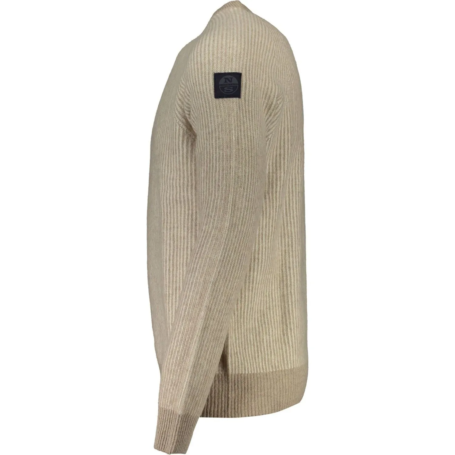 North Sails Beige Wool Men Sweater