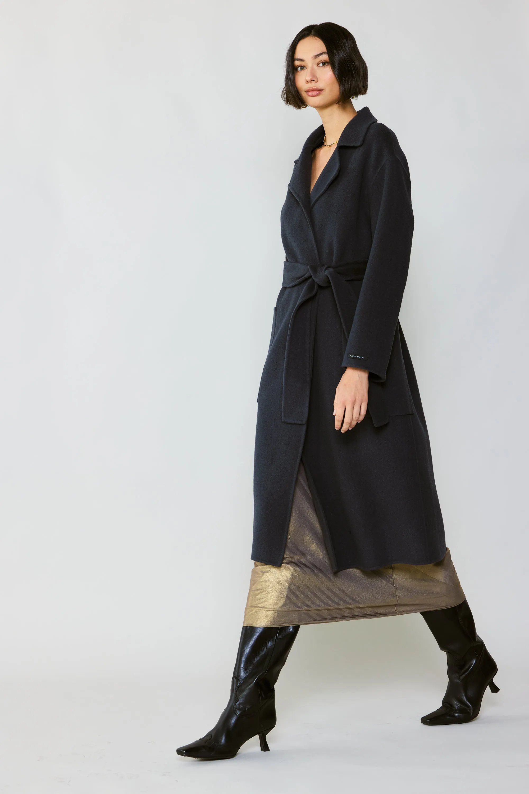 Oversized Belted Wool Coat