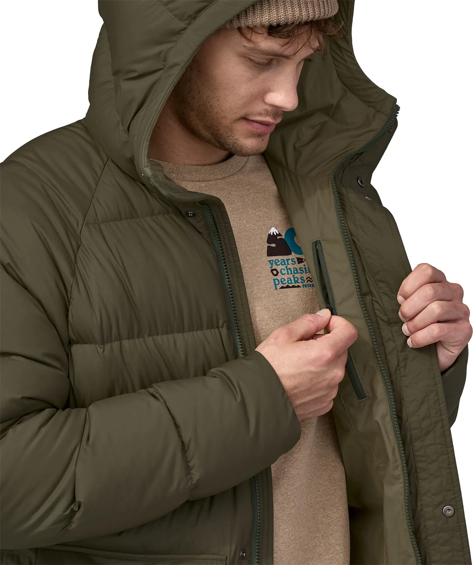 Patagonia Men&#x27;s Silent Down Parka Basin Green | Buy Patagonia Men&#x27;s Silent Down Parka Basin Green here | Outnorth