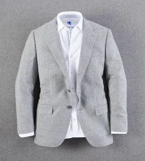 Patrick James Houndstooth Wool Soft Coat