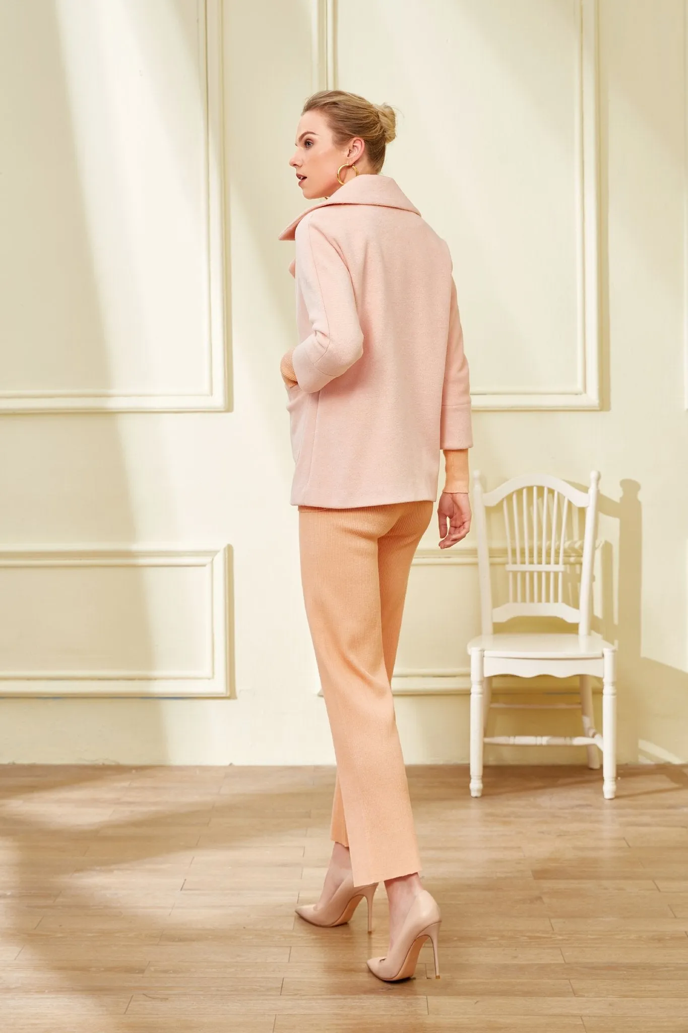 Peachy Keen Careen Wool Coat