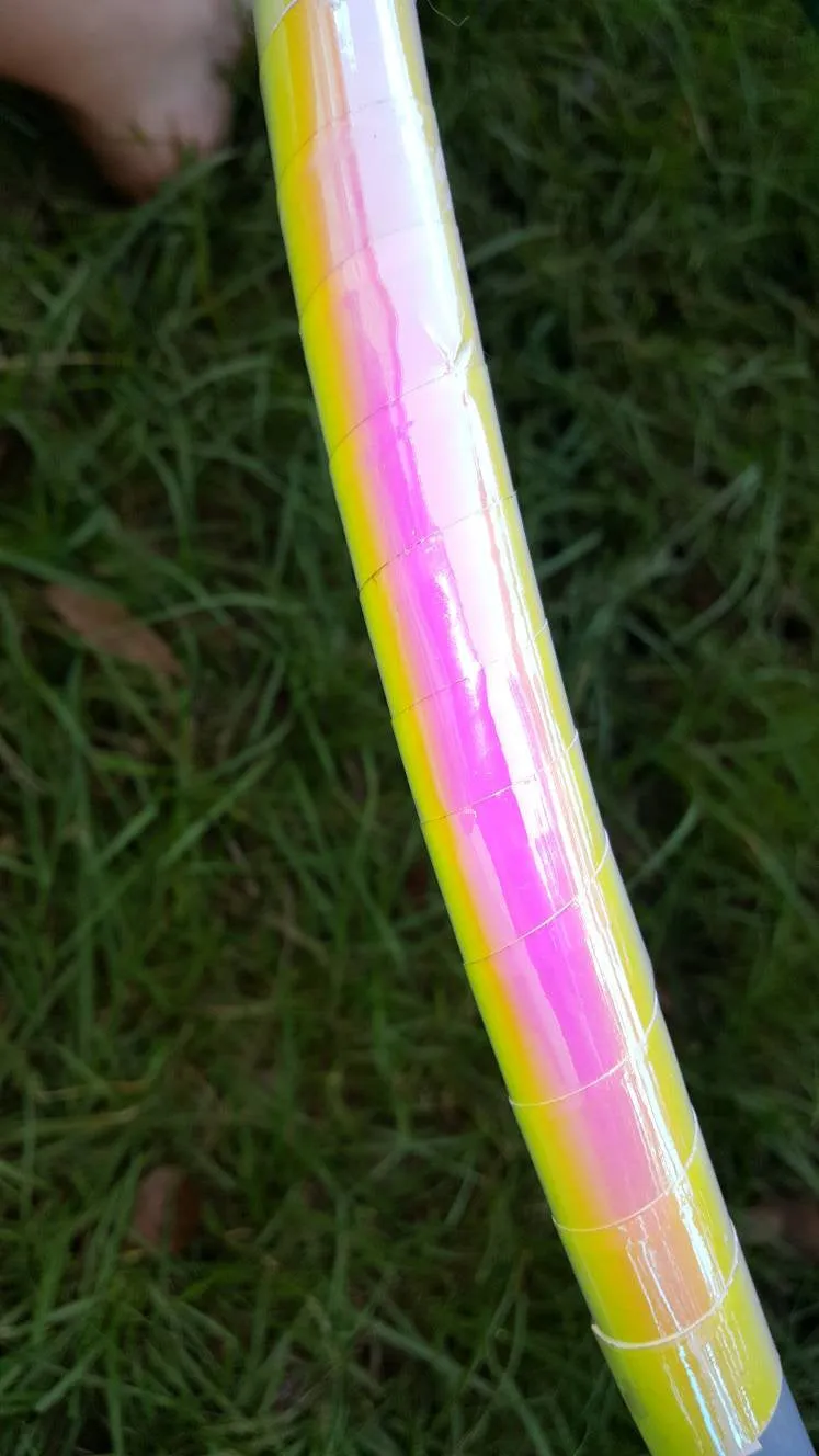 Pink Pearl Taped Hula Hoop