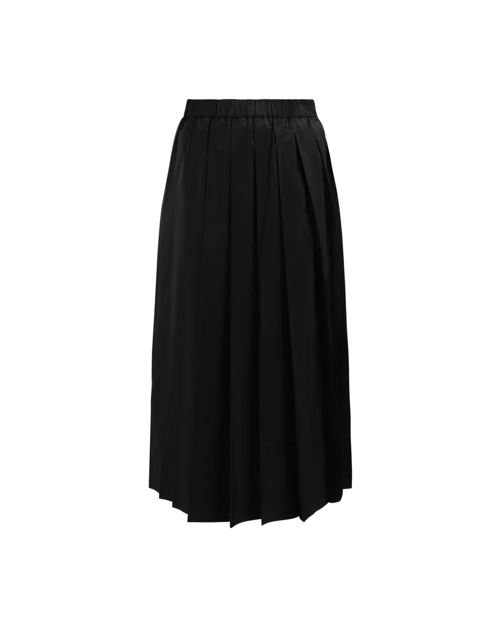 Pleated Elasticated Waist Kilt Skirt