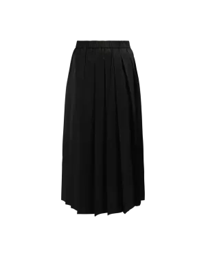 Pleated Elasticated Waist Kilt Skirt