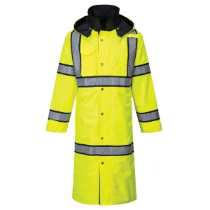 Portwest Hi-Vis Reversible Rain Coat 48" (UH447YBR)