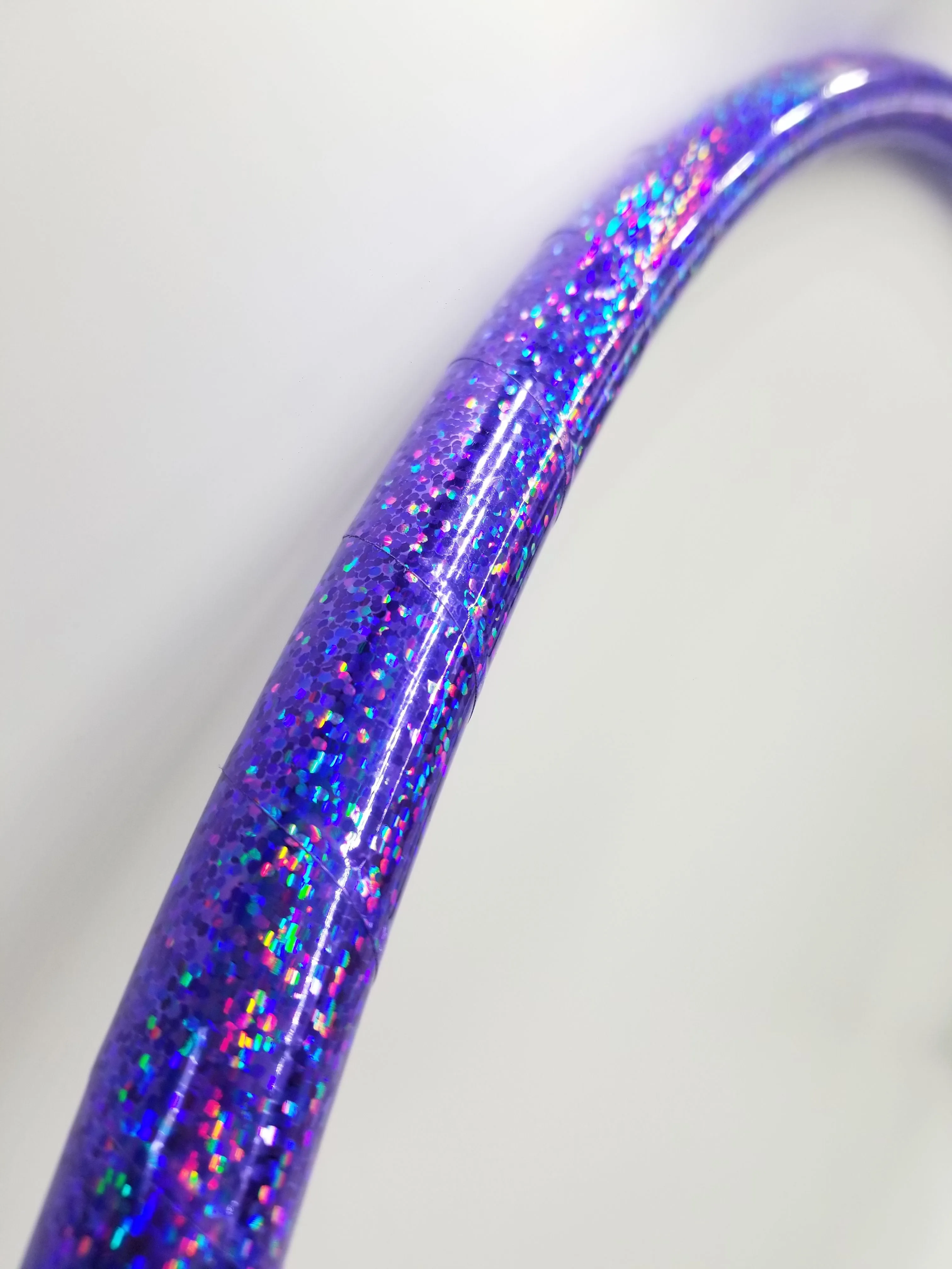 Purple Galaxy Glitter Taped Hula Hoop