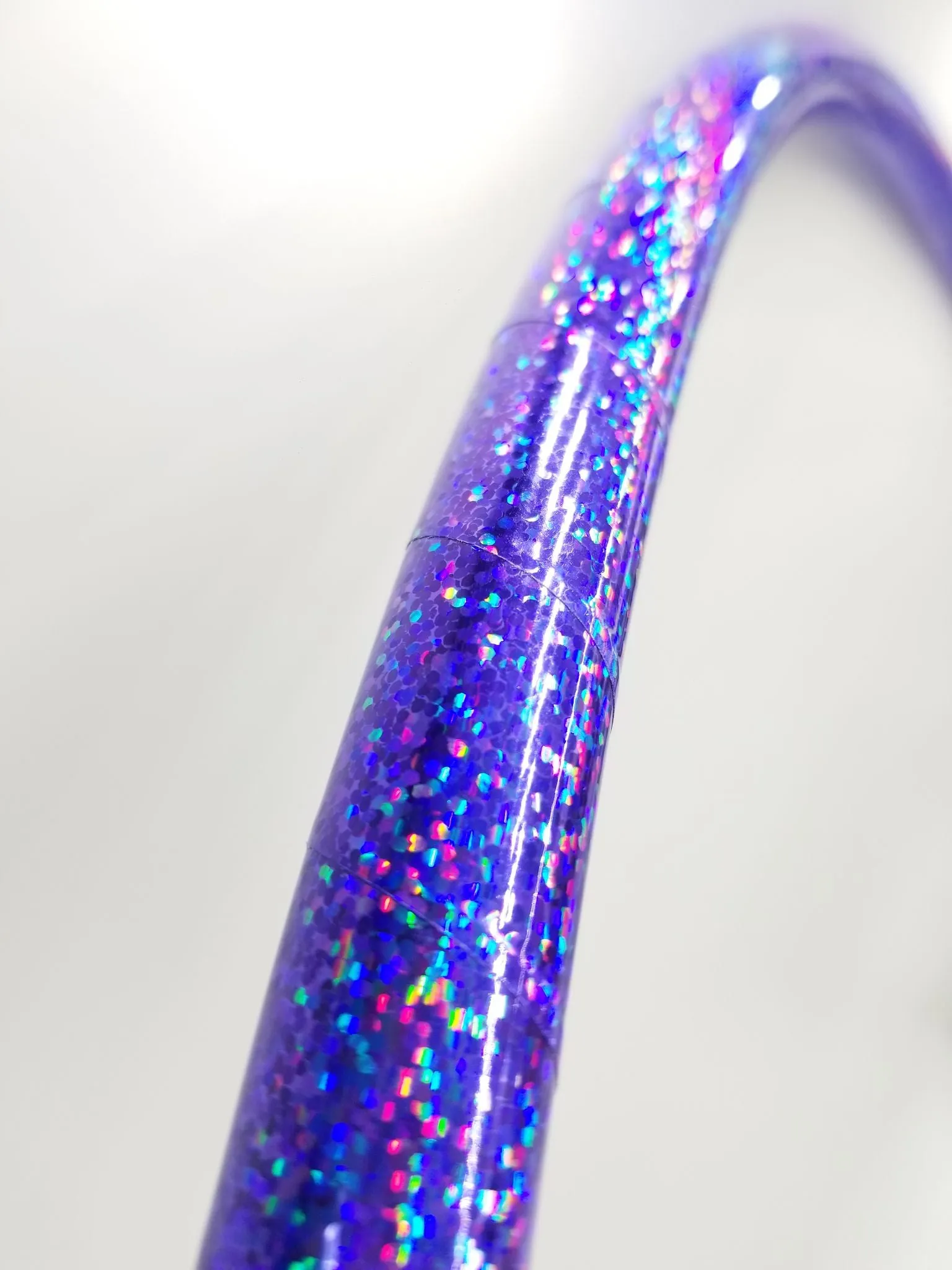 Purple Galaxy Glitter Taped Hula Hoop