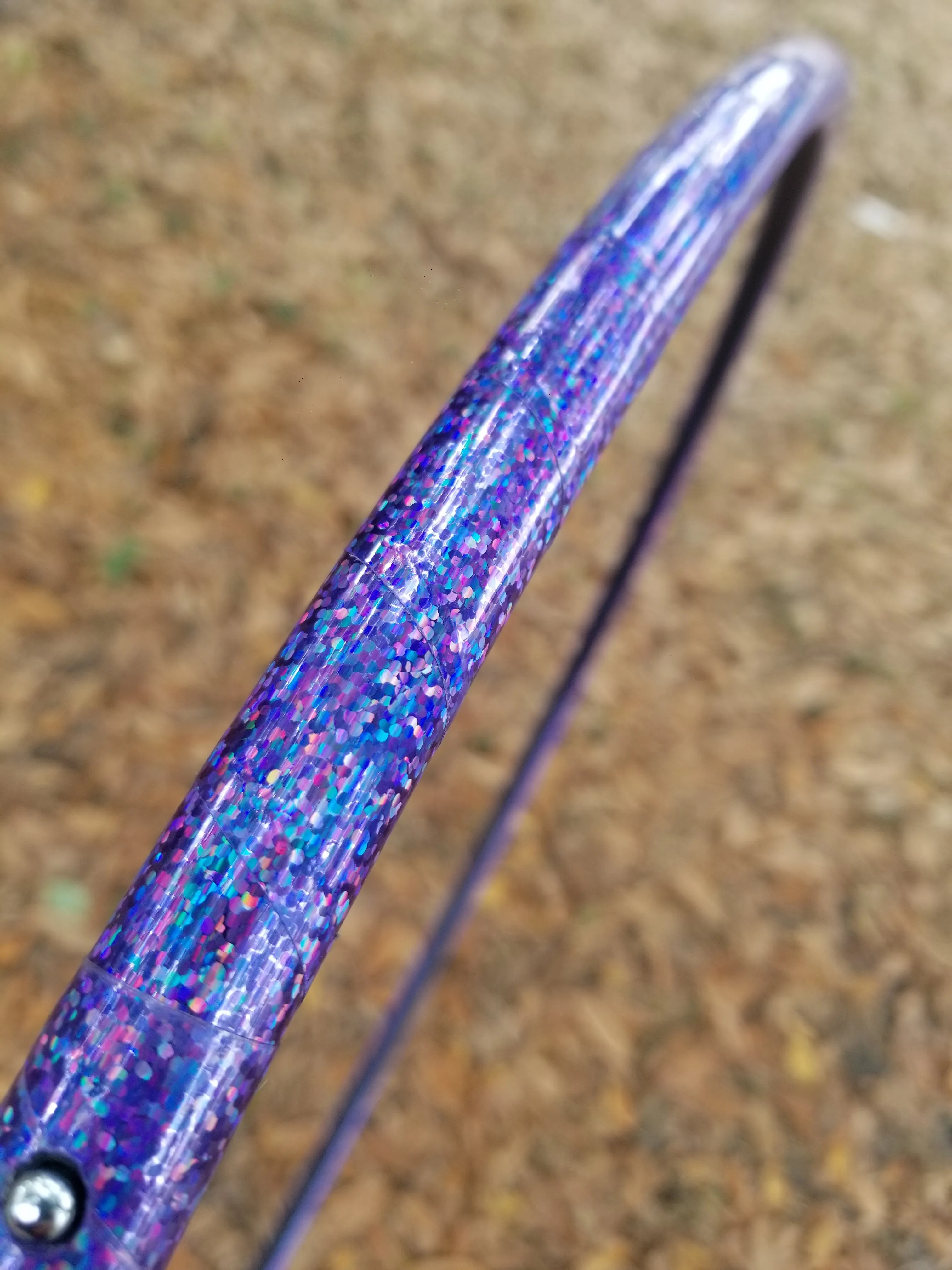 Purple Galaxy Glitter Taped Hula Hoop