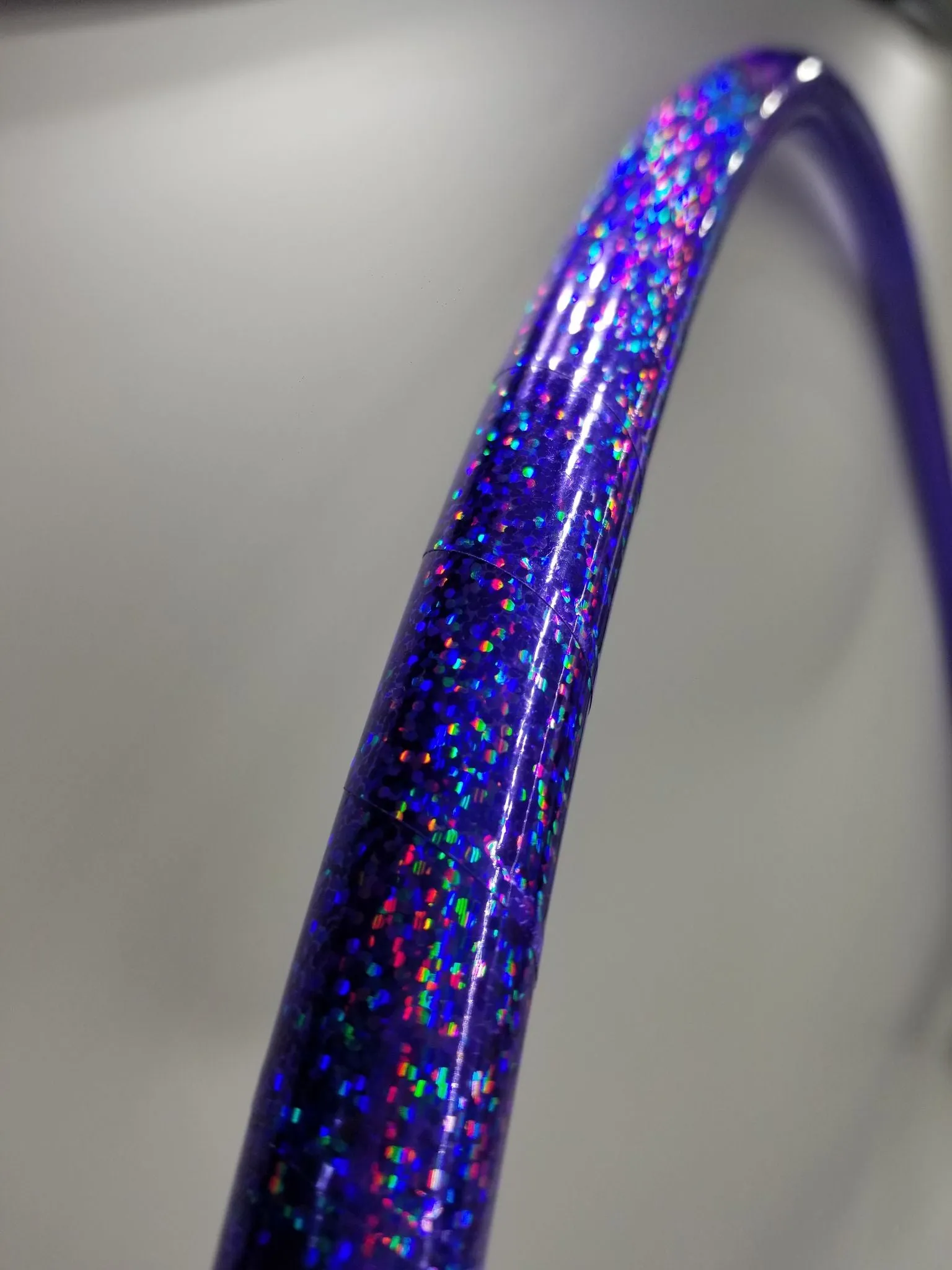 Purple Rain Holographic Hoop