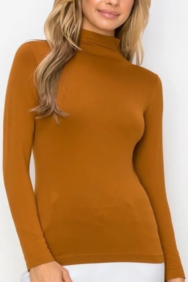 Rae Mockneck Seamless Top - 4 COLORS