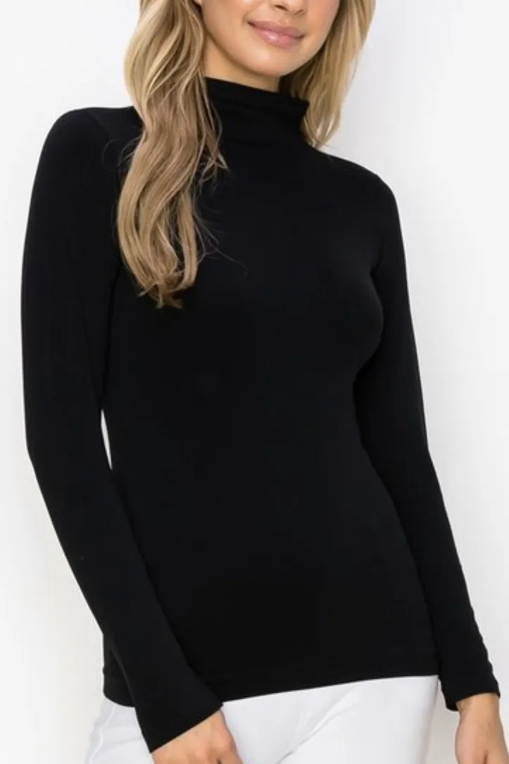 Rae Mockneck Seamless Top - 4 COLORS