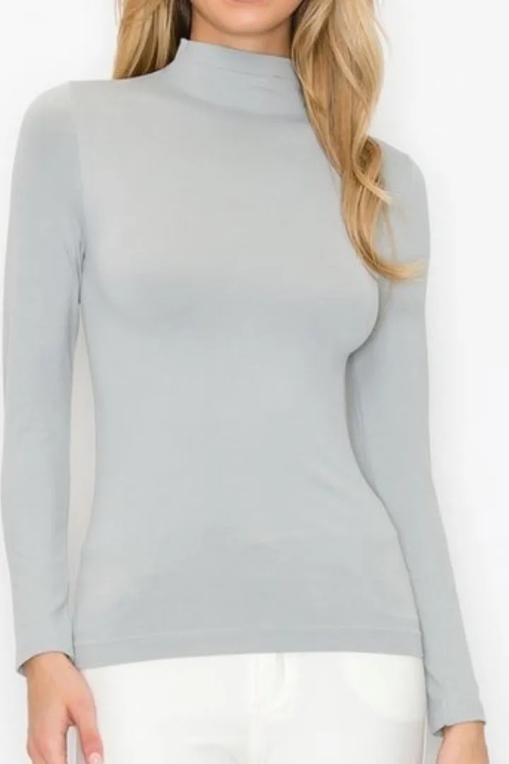 Rae Mockneck Seamless Top - 4 COLORS