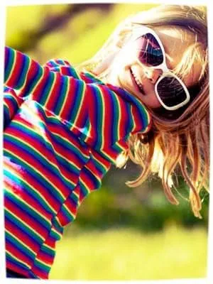 Rainbow Stripes - Top