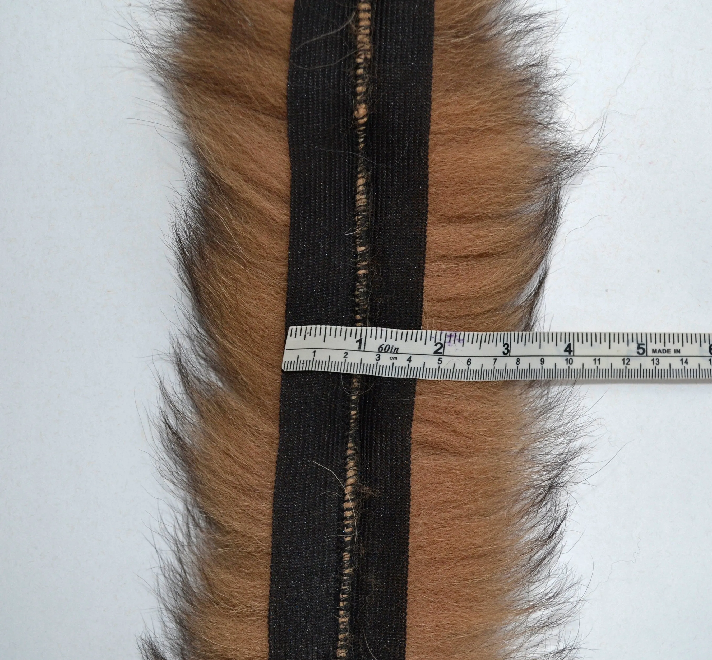 READY to SHIP, Real Fox Fur (Tail) Trim Hood, Fur collar trim, Fox Fur Collar, Fur Scarf, Fur Ruff, Fur Hood, Fur stripe, Coat Trim, Jacket