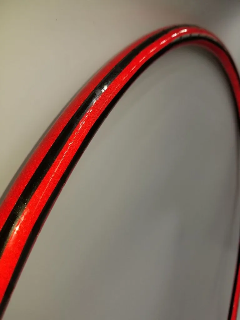 Red Secret Circus Reflective Taped Hoop