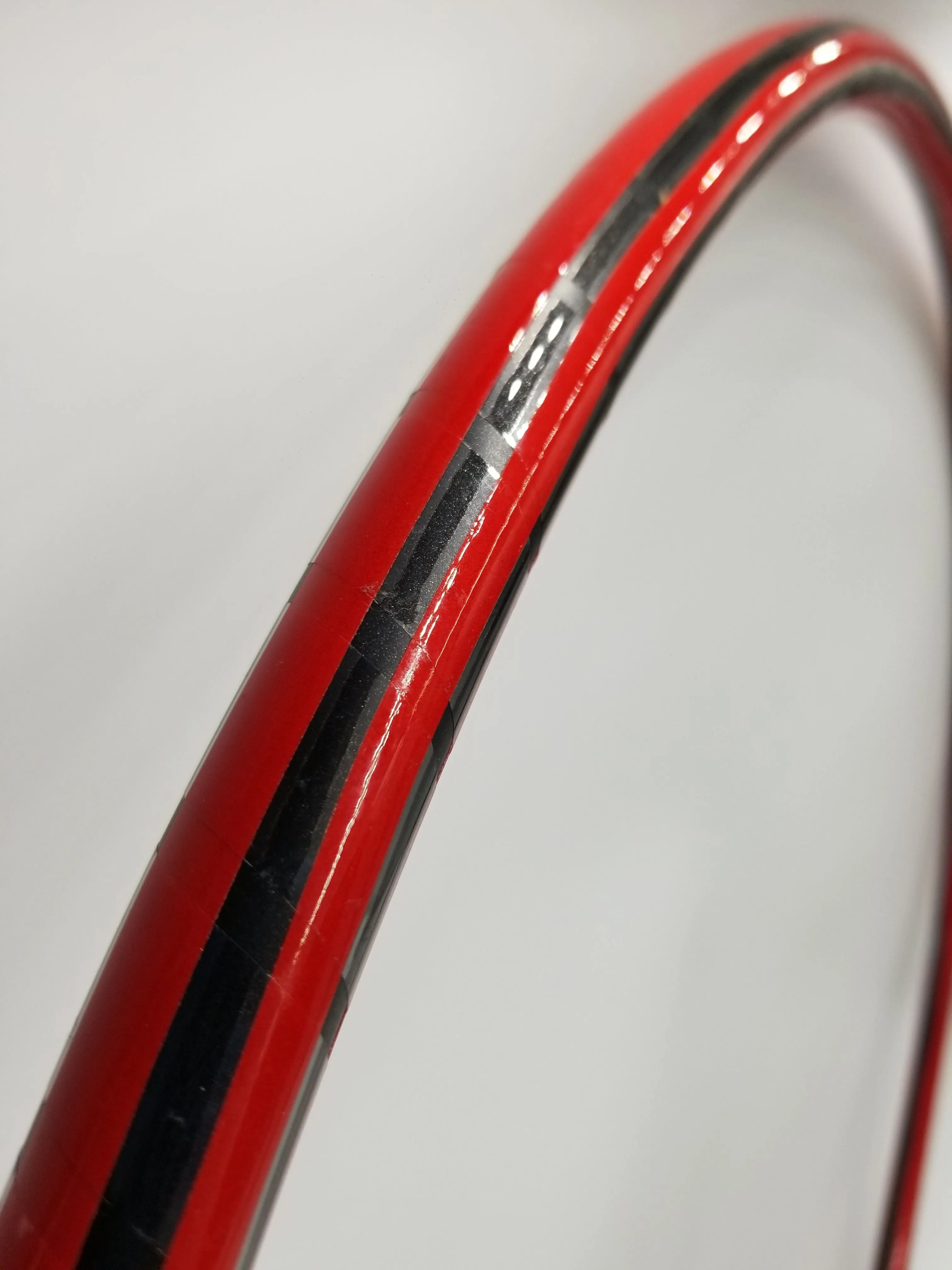 Red Secret Circus Reflective Taped Hoop