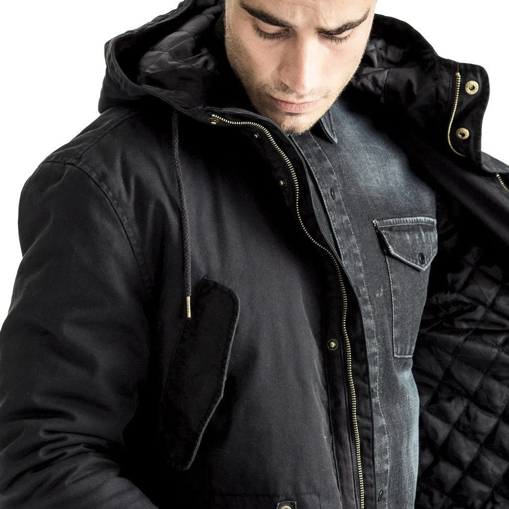 Regime Parka Jacket - Black