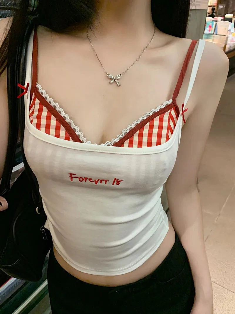 Retro 'Forever18' Cami Top