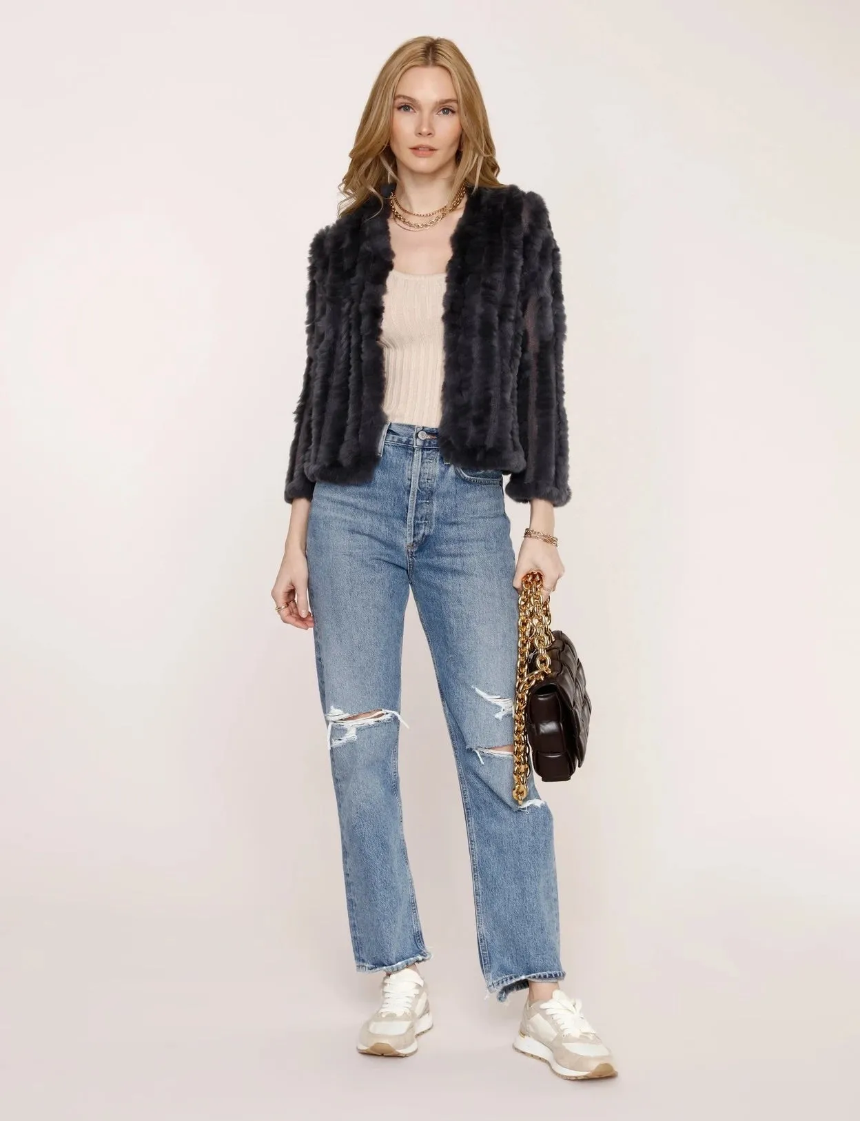 Rosa Galaxy Fur Jacket