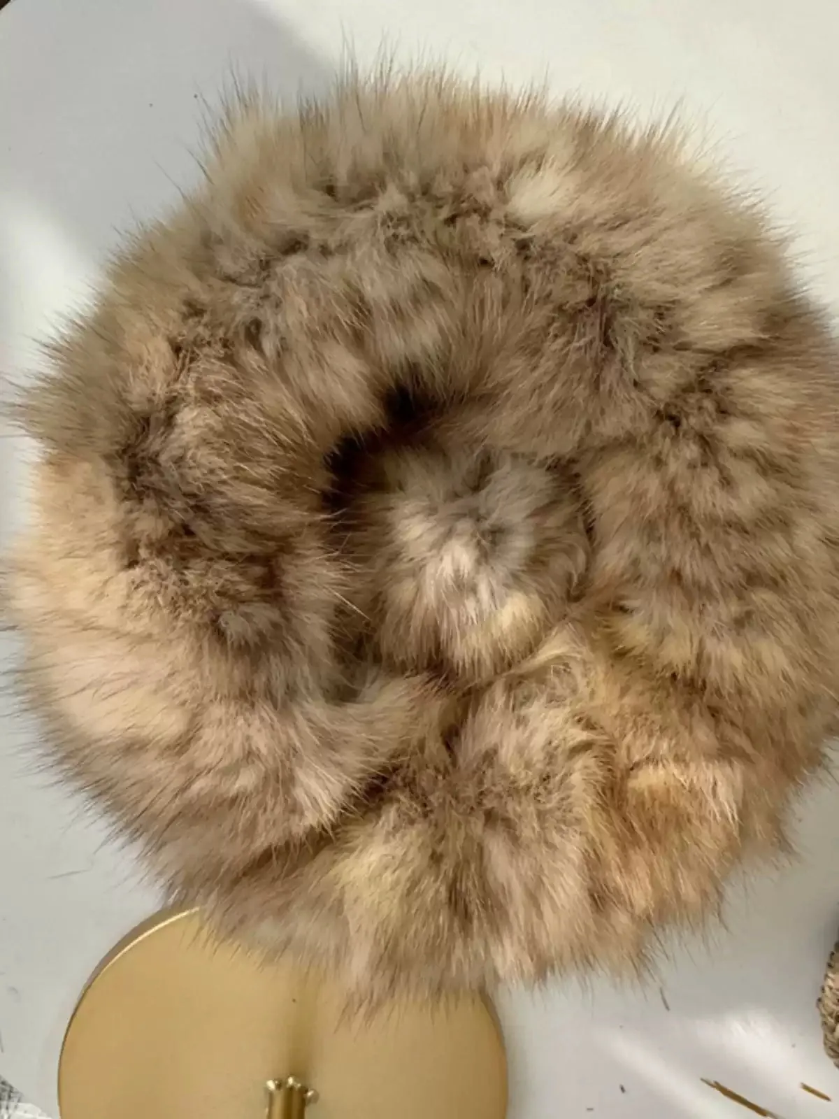 Sable fur fur large neck cover winter fur natural color mink fur neck elastic large cover shoulder women's fur collar scarf