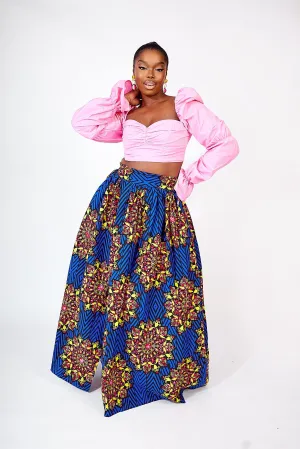 SALE FOLU AFRICAN PRINT MAXI SKIRT