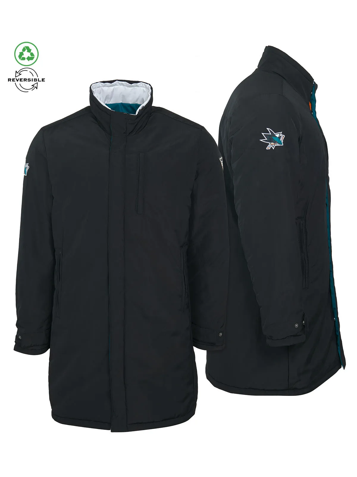 San Jose Sharks Reversible Parka Jacket