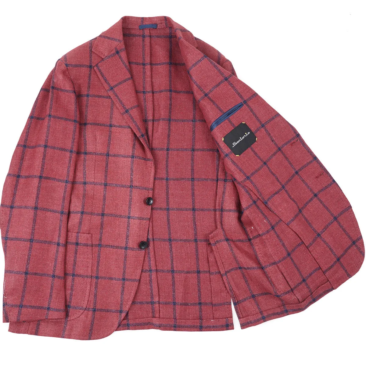 Sartorio Woven Wool and Hemp Sport Coat