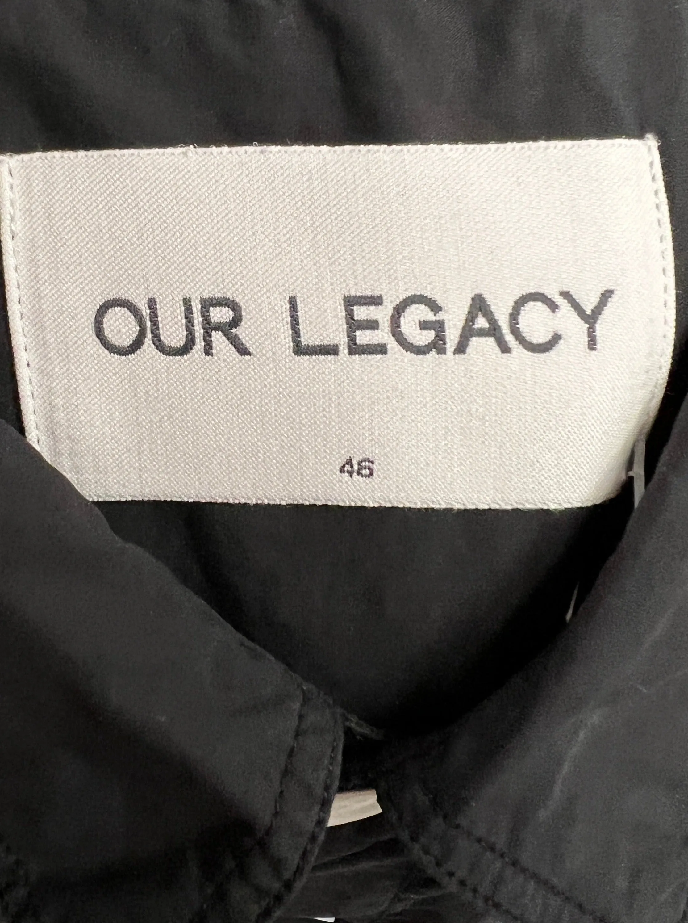 Size S - Our Legacy Black Short Sleeve Shirt