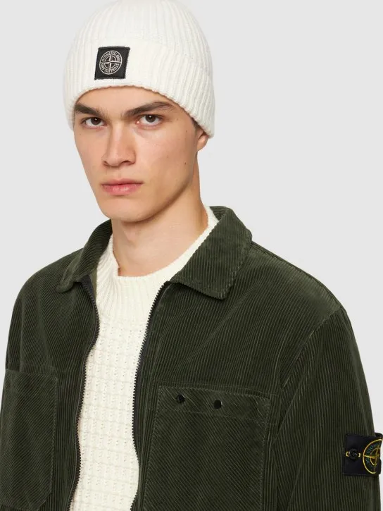 Stone Island   Virgin wool beanie 