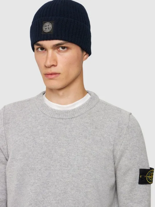 Stone Island   Virgin wool beanie 