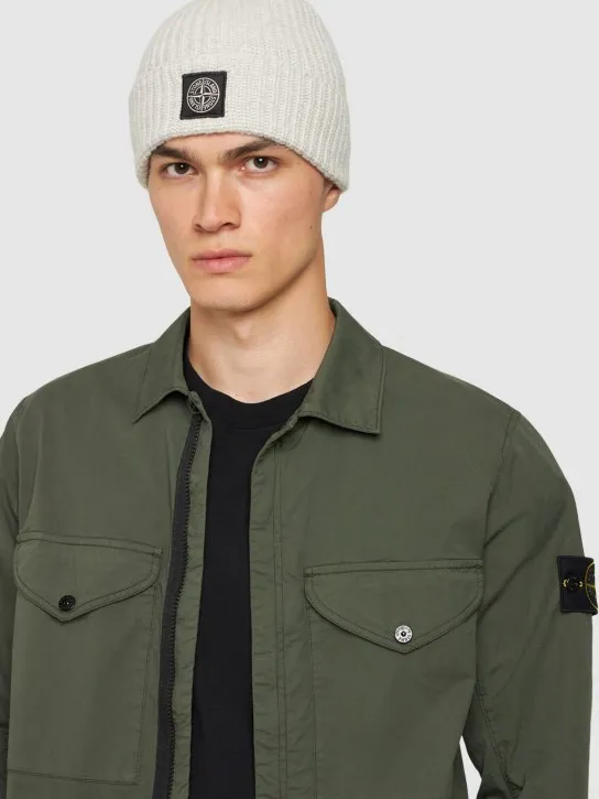 Stone Island   Virgin wool beanie 