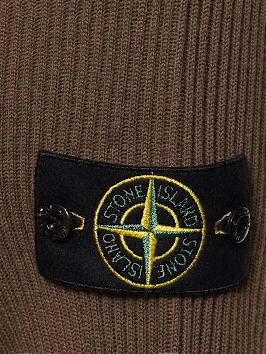 Stone Island   Wool crewneck sweater 