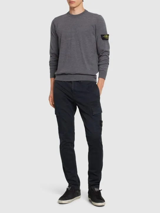 Stone Island   Wool crewneck sweater 