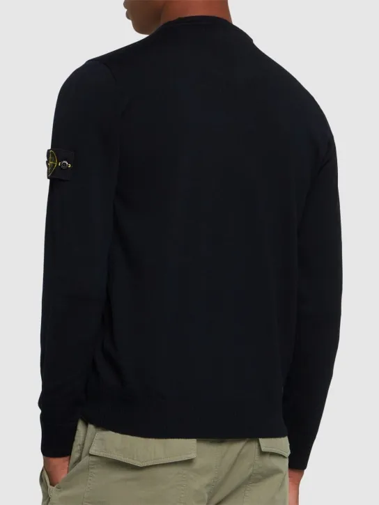 Stone Island   Wool crewneck sweater 