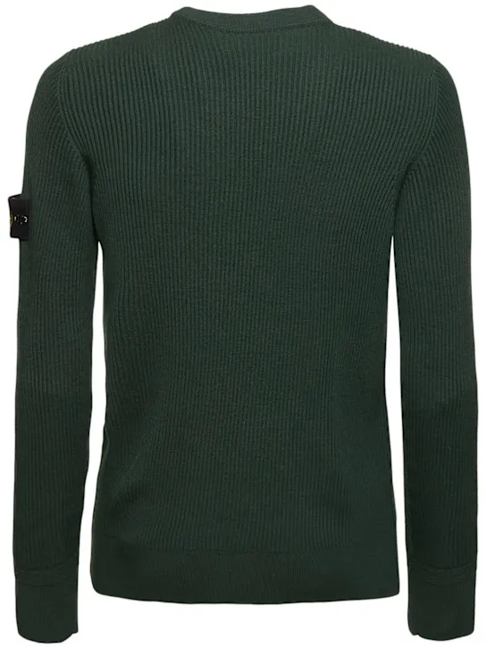 Stone Island   Wool crewneck sweater 