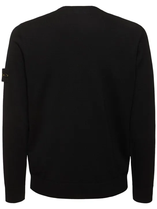 Stone Island   Wool crewneck sweater 