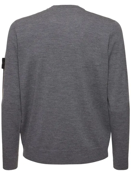 Stone Island   Wool crewneck sweater 