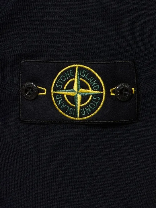 Stone Island   Wool crewneck sweater 