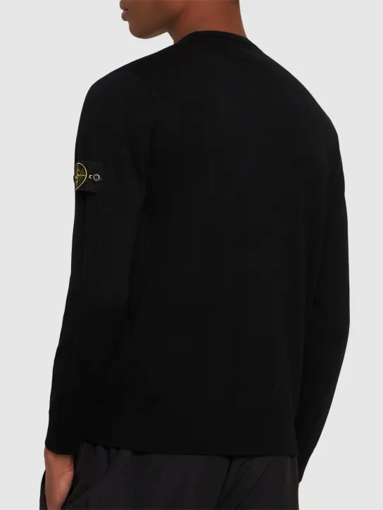 Stone Island   Wool crewneck sweater 