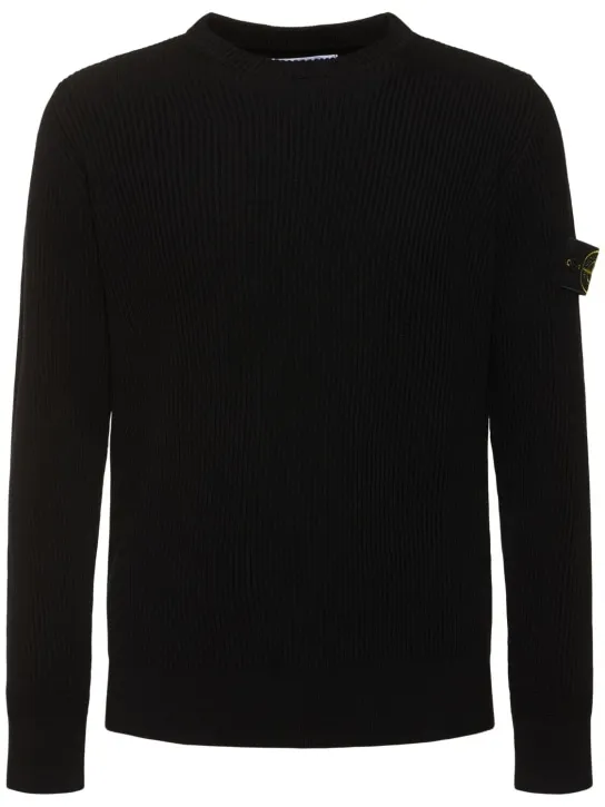 Stone Island   Wool crewneck sweater 