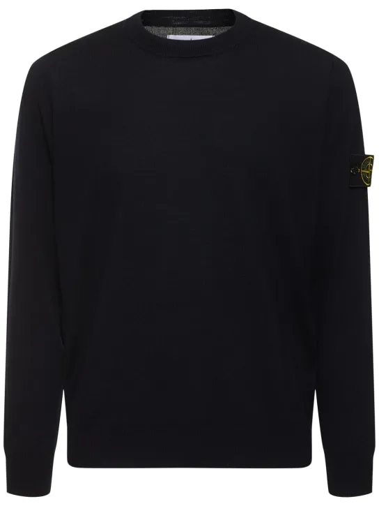 Stone Island   Wool crewneck sweater 