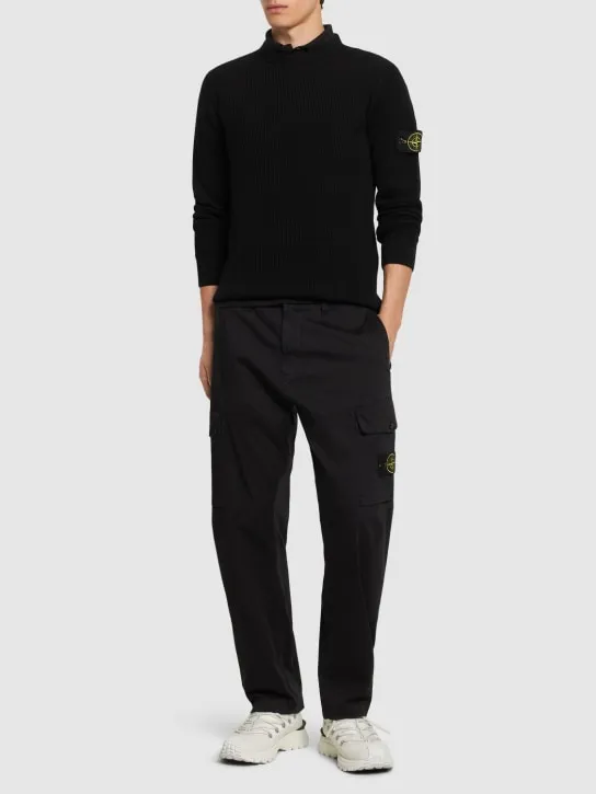 Stone Island   Wool crewneck sweater 